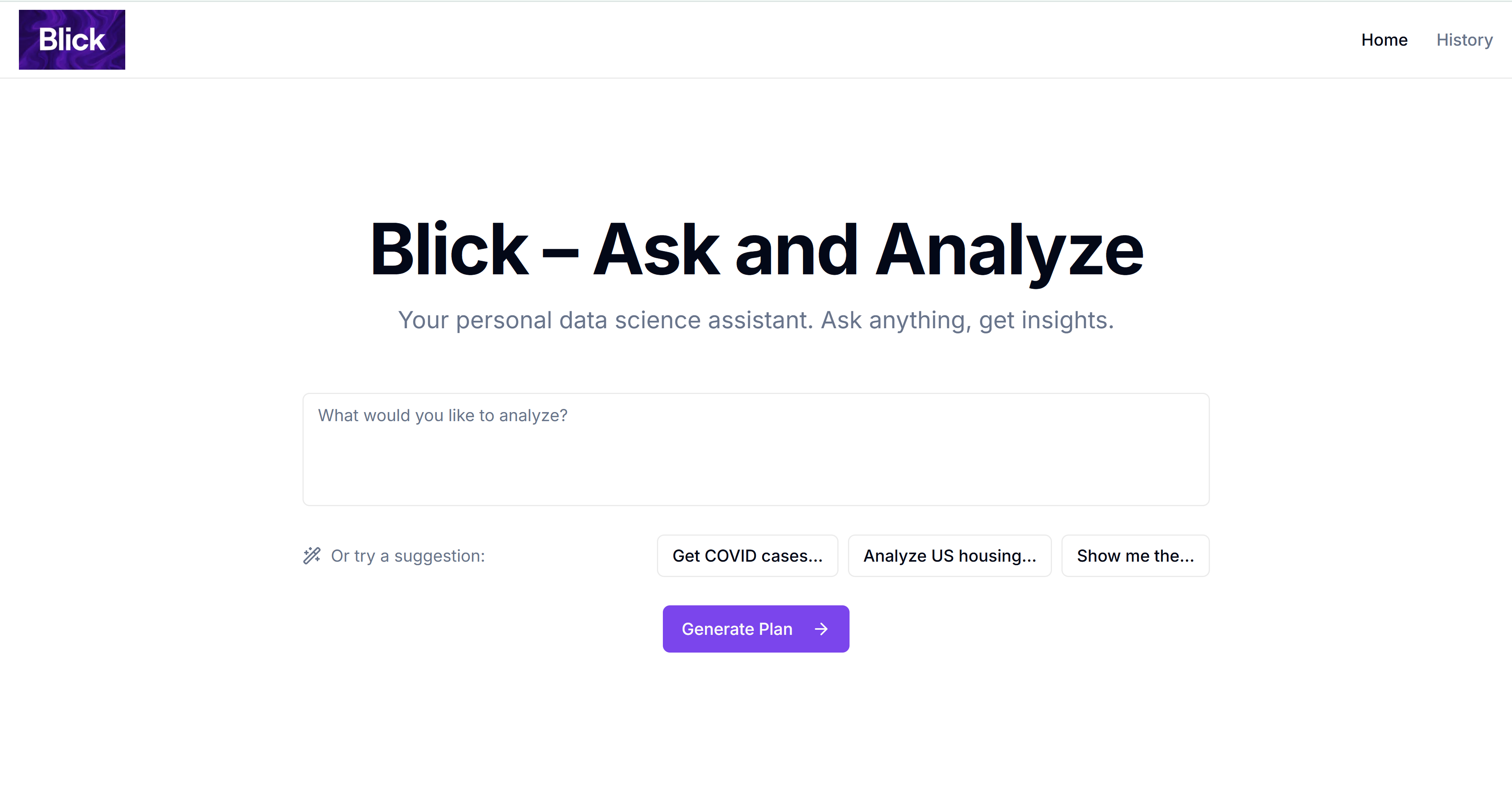Image of Blick AI Data Science Agent